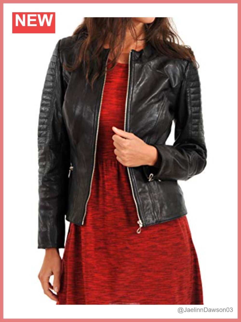 Lambskin Leather Bomber Biker Jacket Full Sleeves Handmade